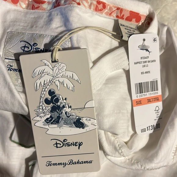 Tommy Bahama Big & Tall Happiest Surf On Earth Disney Long Sleeve T-Shirt NWT - Picture 14 of 16